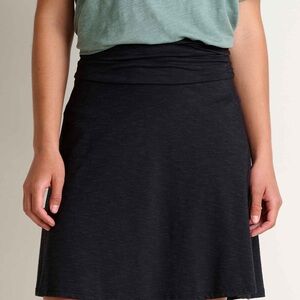 Toad&Co Black A-Line Skirt